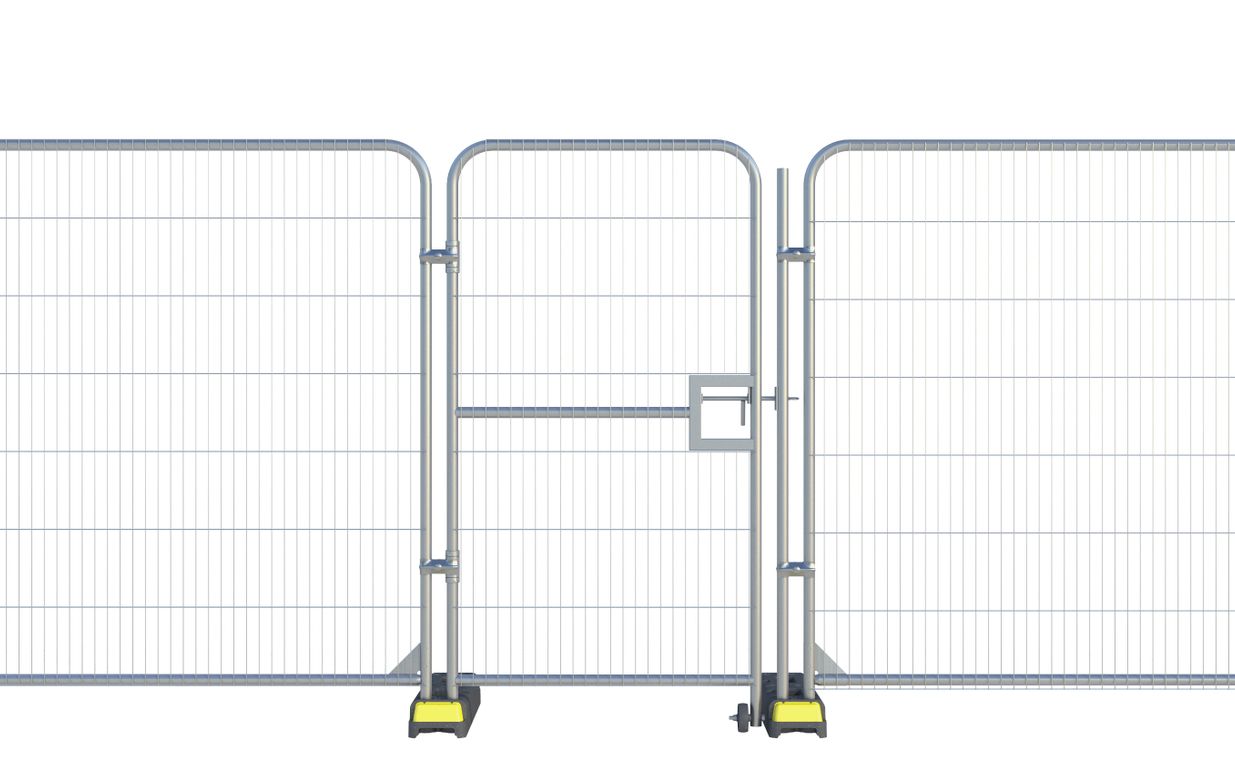 Anti-Climb Pedestrian Gate for Temporary Fencing