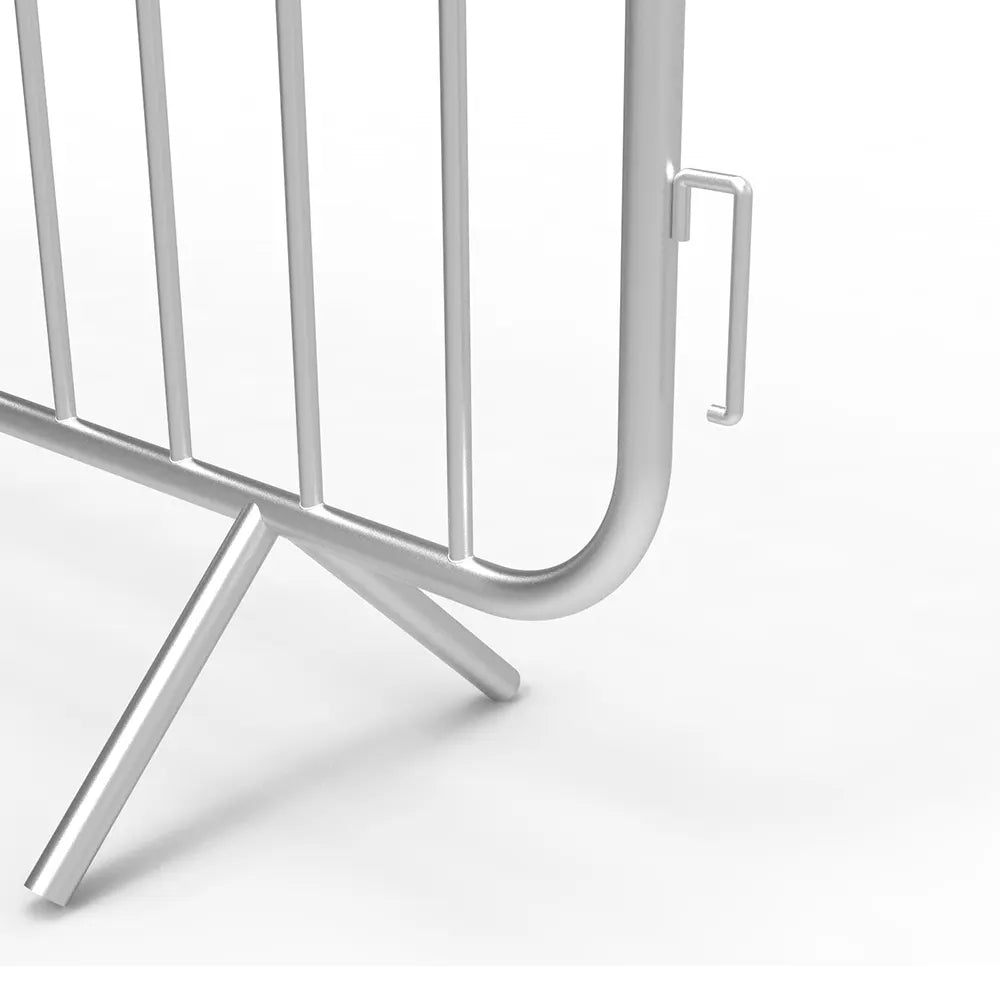 Crowd Control Barrier with Fixed Leg