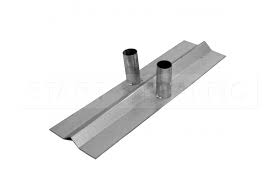Flat steel foot for Bar Leg Barrier