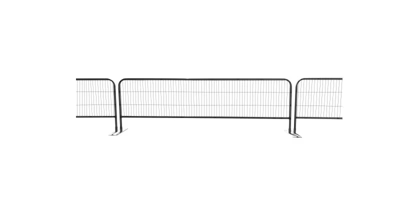 Half Height Round Top Temporary Fence Panel