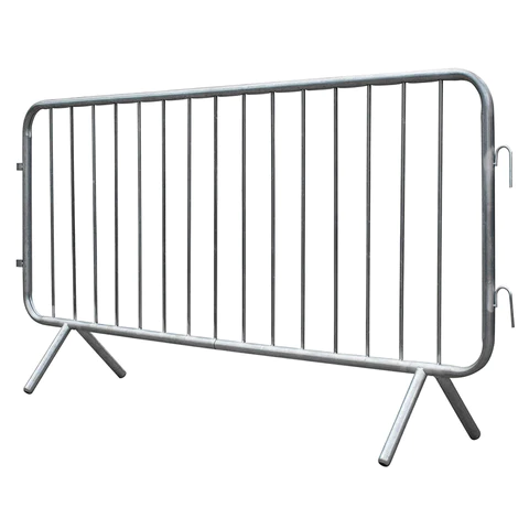 Crowd Control Barrier with Fixed Leg
