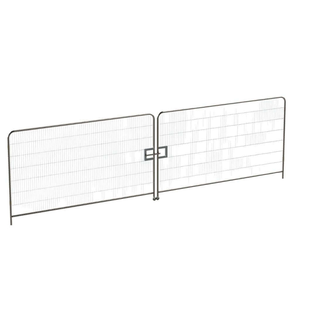 AB Temporary Fencing | ROUND TOP VEHICLE GATE 